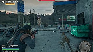Days Gone gameplay - zombie medveď
