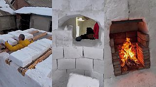 Sa až tak nudili, že si postavili na dvore iglu