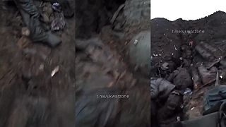 Bývalé ruské pozície v Bachmute