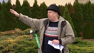 Maroš Žilinka protest v Piešťanoch