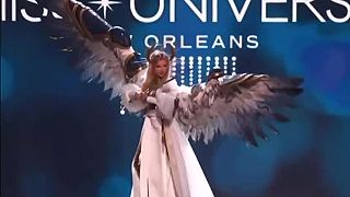 V tejto podobe sa na Miss Universe predviedla zástupkyňa Okrajiny.