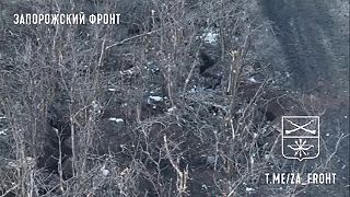 Exkluzívne zábery ruskej ofenzívy v Záporožskej oblasti