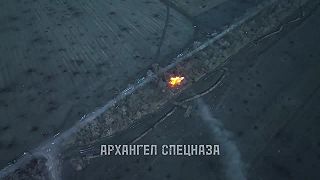 Video zobrazujúce momentálnu nemohúcnosť ukrajinských vojakov