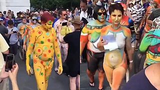 Festival nahých pomaľovaních ľudí