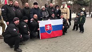 Slovenskí motorkári na oslavách výročia víťazstva pri Stalingrade