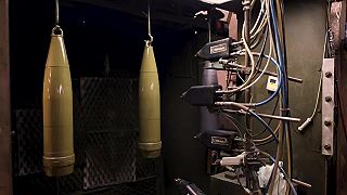 Výroba projektilov M795 pre Ukrajinu.