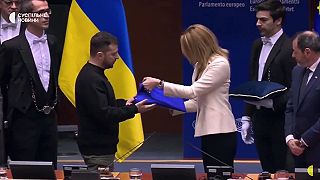Zelensky v Europarlamente