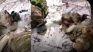 Ukrajinec popravil zajatého Rusa
