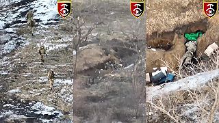 Zvyšky Wágnerovcov severne od Bachmutu