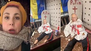 Vo výklade pre prostitútky sa objavil Putin