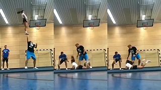 Nehoda počas nácviku gymnastiky