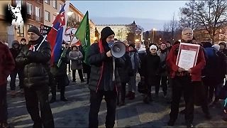 Zostrih z pochodu za mier vo Zvolene (10.2.2023)