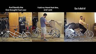 Tandemový bicykel prerobil na kentaura