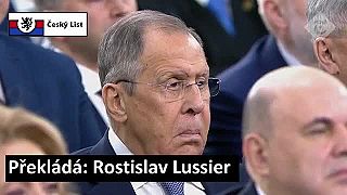 Komplexní přesně namluvený přeložený projev Vladimira Putina z 21. 2. 2023