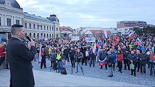 Pochod za mier v Nitre. Švec: Mier a pokoj bude na Slovensku iba vtedy, keď...