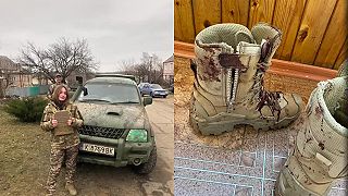 Z krásnej ukrajinskej vojačky sa stala mrzáčka