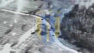 Aidar a M113 južne od Ivanivskeho pri Bachmute útočí na pozície Wágnerovcov