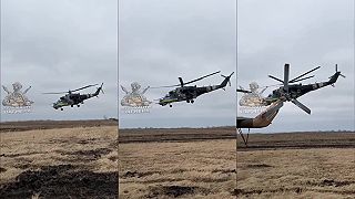 Český vrtuľník Mi-24V v službách ukrajinskej armády