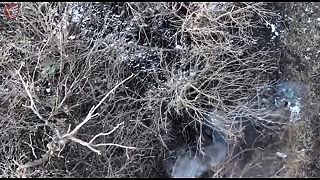Dron sa postaral o pechotu a následne o tank