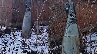 500 kg letecká bomba zo 60. rokov. Prekvapivo nefunkčná.