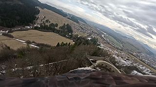 Sokoliar pripevnil na orla kameru (Ľubovniansky hrad)