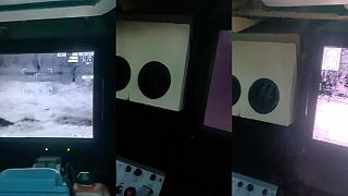 Ukrajinský BTR-4 strieľa na ruské pozície
