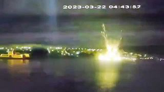 Útok dronov na flotilu okupantov v Sevastopole