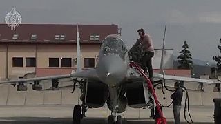 Slovenské stíhačky Mig-29 odleteli zo Sliaču smer Ukrajina.