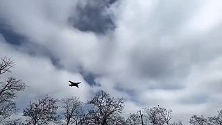 Dvojica Su-25 pri bojovej misii