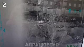 Wágnerovci na strelnici v Bachmute ako cvičné terče