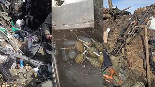 Borcom sa podarilo zabaviť značné množstvo zbraní od útočiacich okupantov