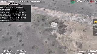 Ruský prieskumný dron natrafil na budovu plnú ukrajinských vojakov