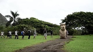 Rekonštrukcia techniky premiestňovania obrovských sôch na Veľkonočnom ostrove