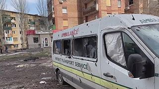 Ruské zverstvá: Raketový útok na centrum mesta Kostyantynivka