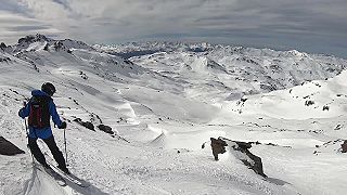 Les 3 Vallées marec 2023 top lyžovačka