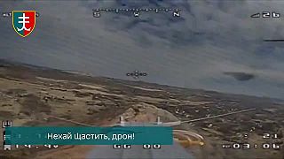 35. námorná brigáda likviduje pozorovacie stanovisko okupantov kamikadze dronom