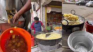 Ind pripravuje zemiakové lupienky