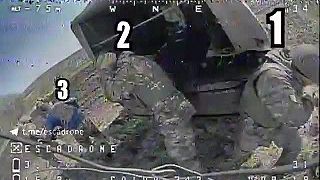 Nebojacny okupant sa ubránil dronu holými rukami