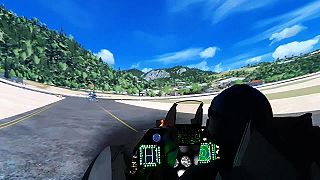 Kokpit modernej stíhačky F-16