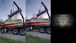 Zostrelená raketa s plochou dráhou letu Kh-555 v Kyjevskej oblasti