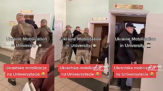 Zle sa učil. Mobilizácia v škole.("ukrajina")