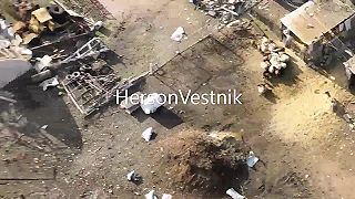 Okupanti s pochválili ako zničili muničný sklad