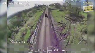 FPV drob vs okupant na štvorkloke