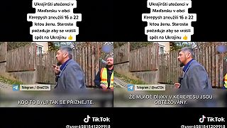 Tik Tok a ukrajinský utečenci