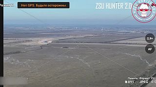 Útok dvojice ruských Su-25 z pohľadu drona