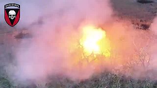 Mínus BM-21 GRAD dorazený dronom