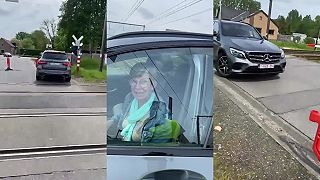 Prešla cez uzavreté priecestie, jej SUV značky Mercedes následne zrazil vlak!