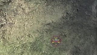 Ruské MT-LB a dron