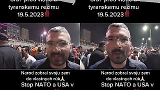 Srbsko protestuje