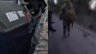 Konvoj OSU po delostreleckom útoku